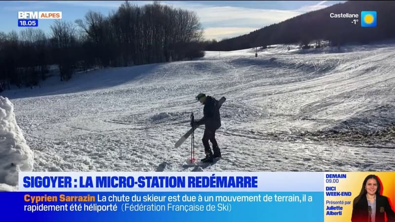 À Sigoyer, la petite station du col des Guérins a ouvert ses portes