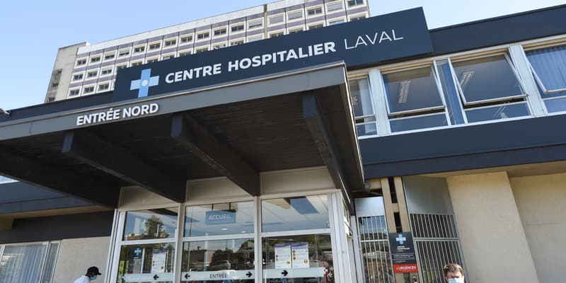 Photo de l'hôpital de Laval, en Mayenne.