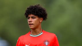 Cristiano Ronaldo Jr. avec les couleurs du Portugal