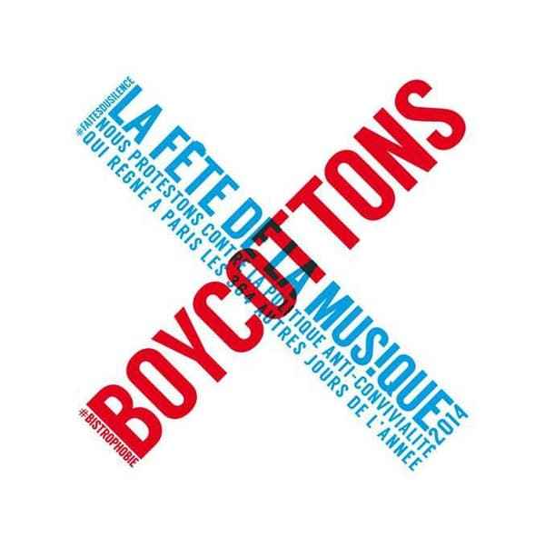 L'affiche de l'appel au boycott