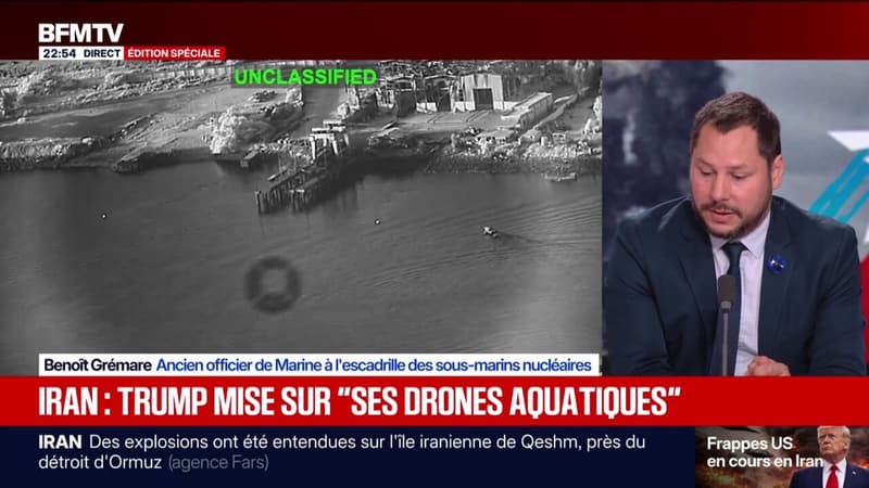 Guerre au Moyen-Orient: les images des drones aquatiques inaugurés par les États-Unis contre l'Iran