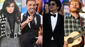Camila Cabello, Luis Fonsi, Bruno Mars et Ed Sheeran font partie des artistes les plus écoutées le soir du 31 décembre.