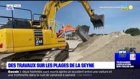 Var: des travaux sur les plages de La Seyne-sur-Mer