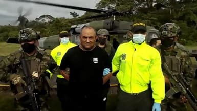 Dairo Antonio Usuga, alias "Otoniel", le narcotrafiquant le plus recherché de Colombie, a été arrêté en octobre 2021