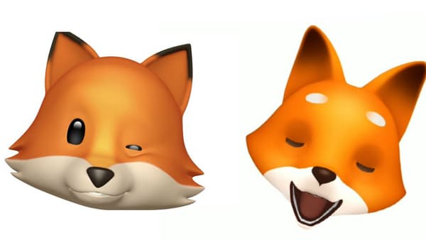 A gauche, le renard animé d'Apple et à droite celui de Xiaomi A gauche, le renard animé d'Apple et à droite celui de Xiaomi
