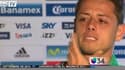 Chicharito craque en pleine interview et fond en larmes