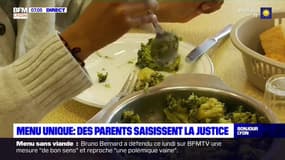 Menu unique sans viande à Lyon: des parents saisissent la justice