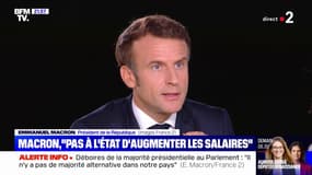 Emmanuel Macron: "Ce n’est pas l'État qui décide d’augmenter les salaires"