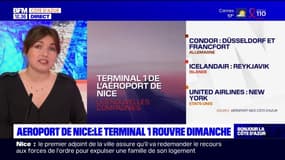 Alpes-Maritimes: le terminal 1 de l'aéroport Nice Côte d'Azur rouvre après deux ans de fermeture