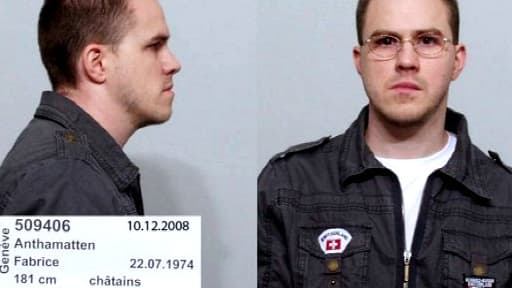Fabrice Anthamatten. Image diffusée par la police de Genève