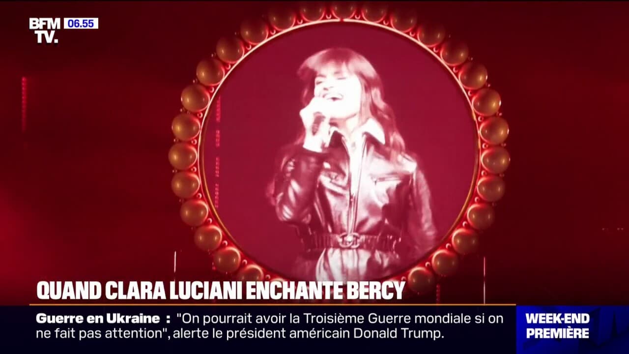 Devant 15. 000 personnes, clara luciani enflamme bercy