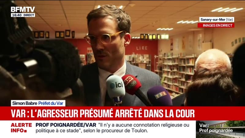Professeure poignardée à Sanary-sur-Mer: le préfet du Var évoque "un collège tranquille"