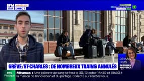 Grève SNCF: à la gare Saint-Charles, les usagers s'attendent à un week-end "compliqué"