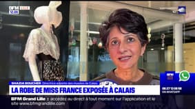 Calais: la robe de Miss France exposée dans la ville