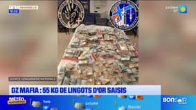 DZ Mafia : 55kg de lingots d'or saisis