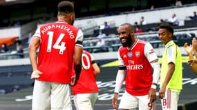 Alexandre Lacazette et Pierre-Emerick Aubameyang