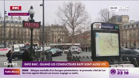 INFO RMC - Quand les conducteurs RATP sont aussi VTC 
