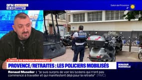 Marseille: la police municipale mobilisée contre la réforme des retraites