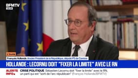 Pour François Hollande, ancien président de la République, Sébastien Lecornu doit discuter avec le RN, "mais il doit fixer la limite"