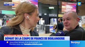 Le Sirha Lyon: un père venu soutenir son fils qui participe à la coupe de France de Boulangerie