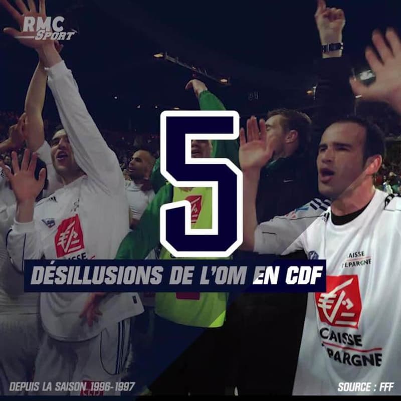 Carquefou, Andrézieux, Canet... la longue liste des couacs de l'OM en Coupe de France