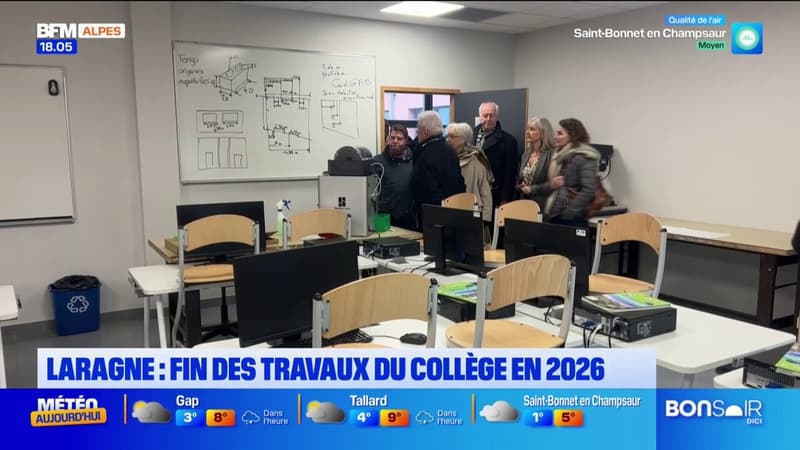 Laragne-Montéglin: la fin des travaux du collège pour 2026