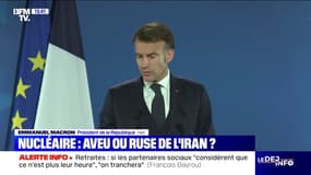 Emmanuel Macron estime que le "pire scénario" serait que l'Iran sorte du traité de non-prolifération nucléaire