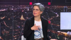 Sandrine Rousseau le 8 février 2022 sur BFMTV.