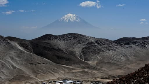 Le volcan Misti, le 12 janvier 2012 au Pérou