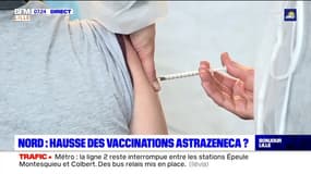 Vaccination: le Nord est le département qui vaccine le plus avec l'AstraZeneca