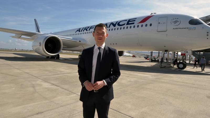 Le directeur général d'Air France, Benjamin Smith, en septembre 2019