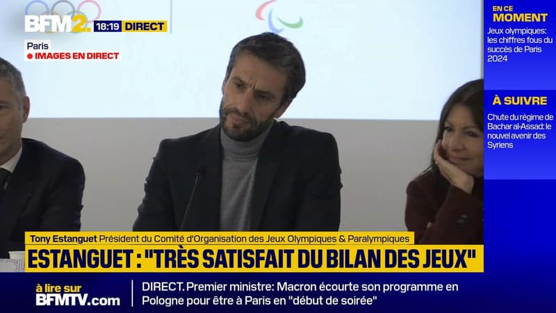 Paris 2024: Tony Estanguet se dit 