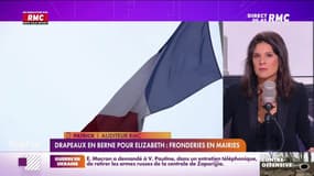 C'est votre avis : Drapeaux en berne pour Elizabeth, fronderies des mairies - 12/09