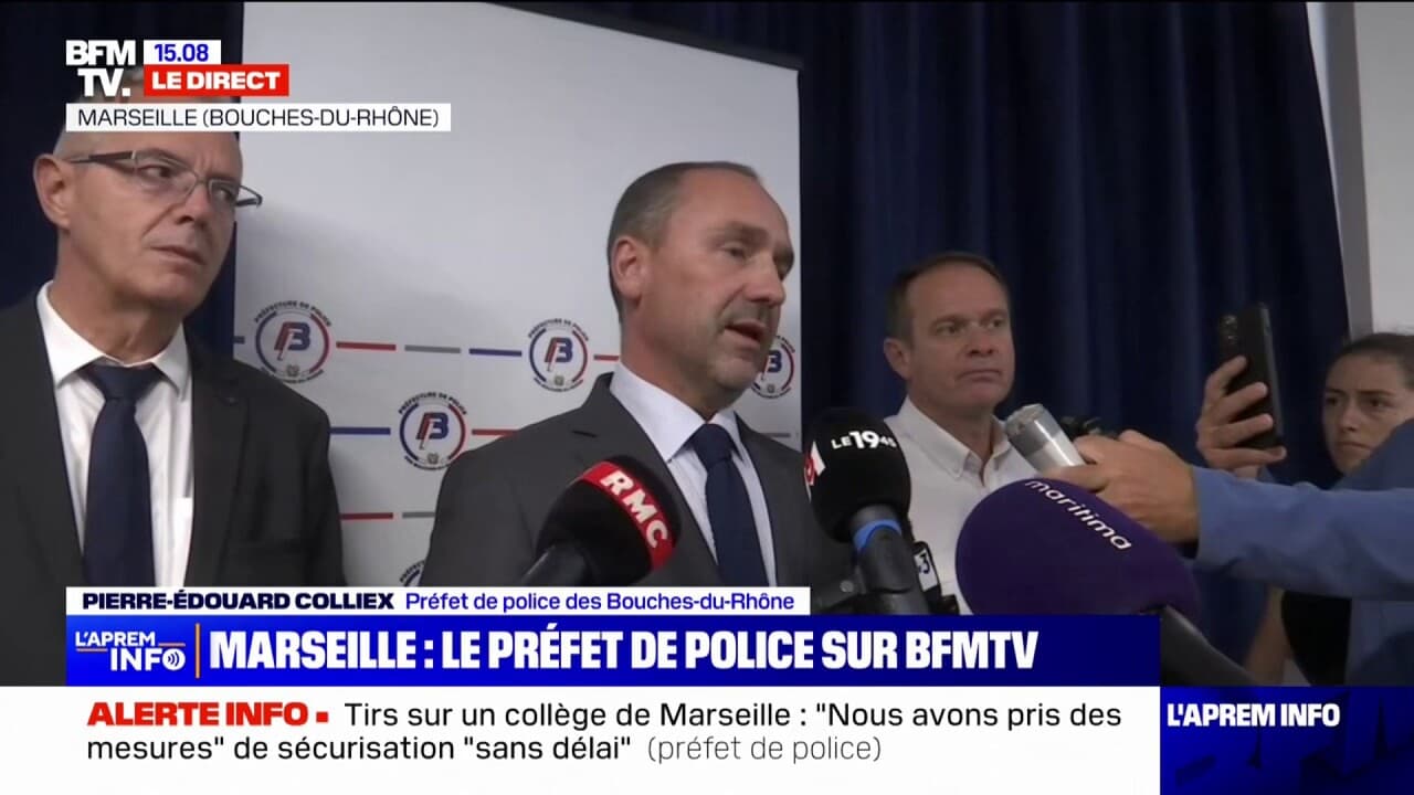 Collège marseillais criblé de balles de plomb "Il y a des policiers
