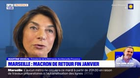 Marseille: Martine Vassal a annoncé le retour fin janvier d'Emmanuel Macron