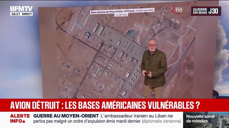 Les images satellites de la base militaire en Arabie Saoudite où un avion radar américain a été frappé