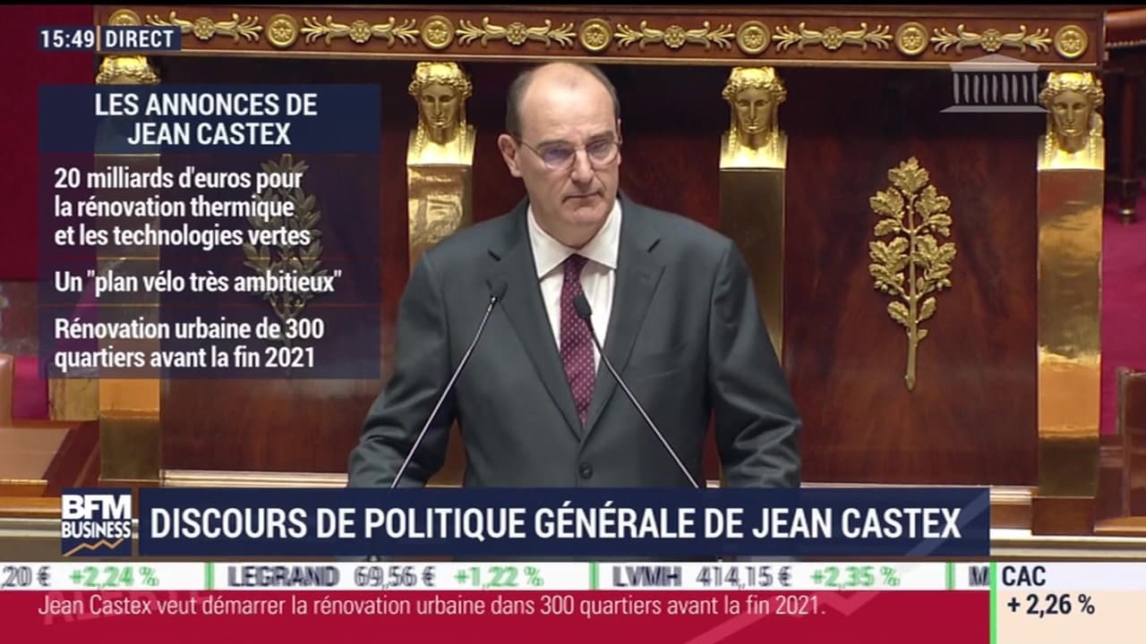 Edition Spéciale Discours De Politique Générale De Jean Castex 1507 0102