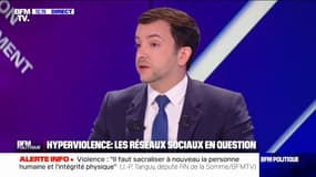 Réseaux sociaux: pour Jean-Philippe Tanguy, "il faut protéger nos mineurs avec des mesures strictes"