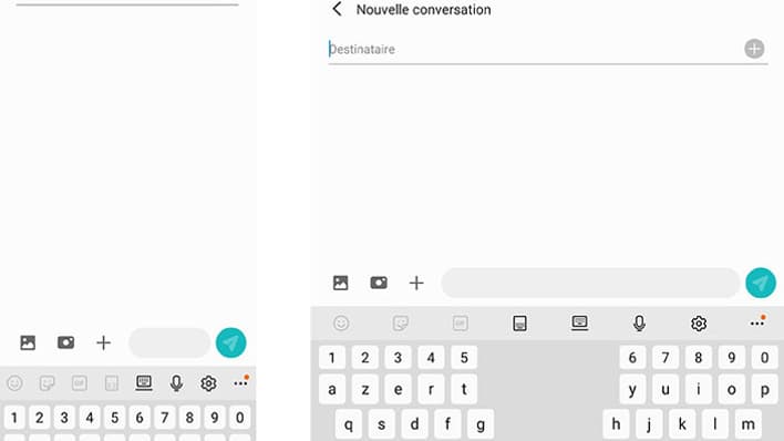 L'interface du Samsung Galaxy Z Fold 2 5G L'interface du Samsung Galaxy Z Fold 2 5G