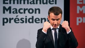 Emmanuel Macron le 8 mars à Paris