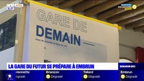 Hautes-Alpes: la "gare de demain" se prépare à Embrun