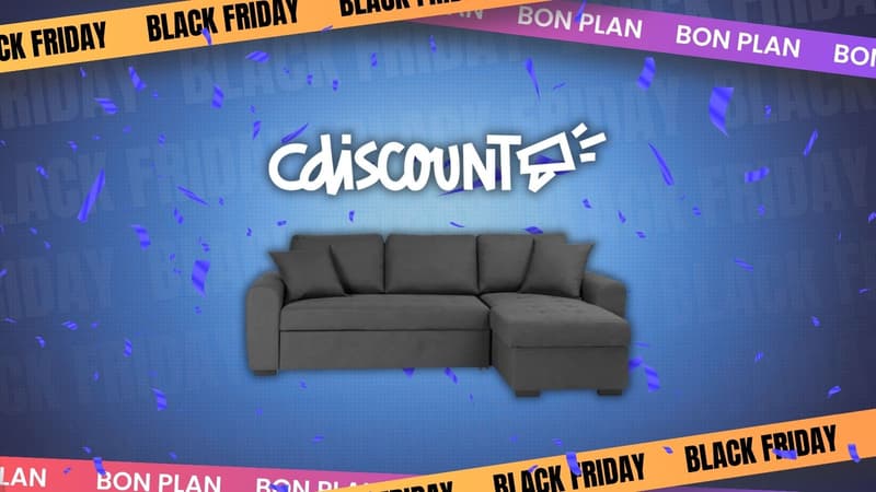 Cdiscount épate tout le monde avec le prix en or de ce canapé d’angle convertible