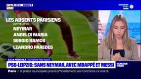 PSG-Leipzig: sans Neymar, avec Mbappé et Messi