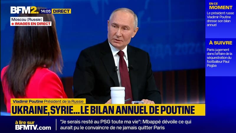 Poutine: la Russie aurait dû se lancer à l'assaut de l'Ukraine 