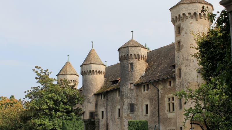 Le château de Ripaille, à Thonon-les-Bains en Haute-Savoie.