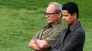 Luis Campos et Nasser Al-Khelaïfi, en septembre 2025