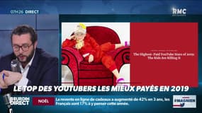 #Magnien, la chronique des réseaux sociaux : Le top des youtubers les mieux payés en 2019 - 26/12