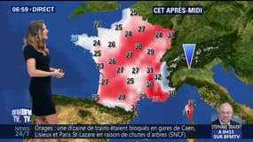 Les températures chutent (enfin) ce mercredi