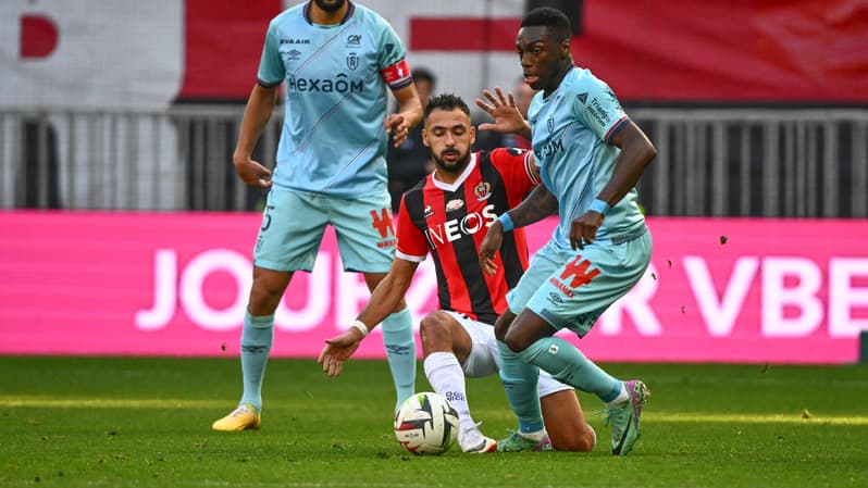 Gaetan Laborde lors de Nice-Reims