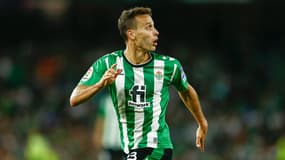 Sergio Canales avec le Betis Séville, le 4 juin 2023